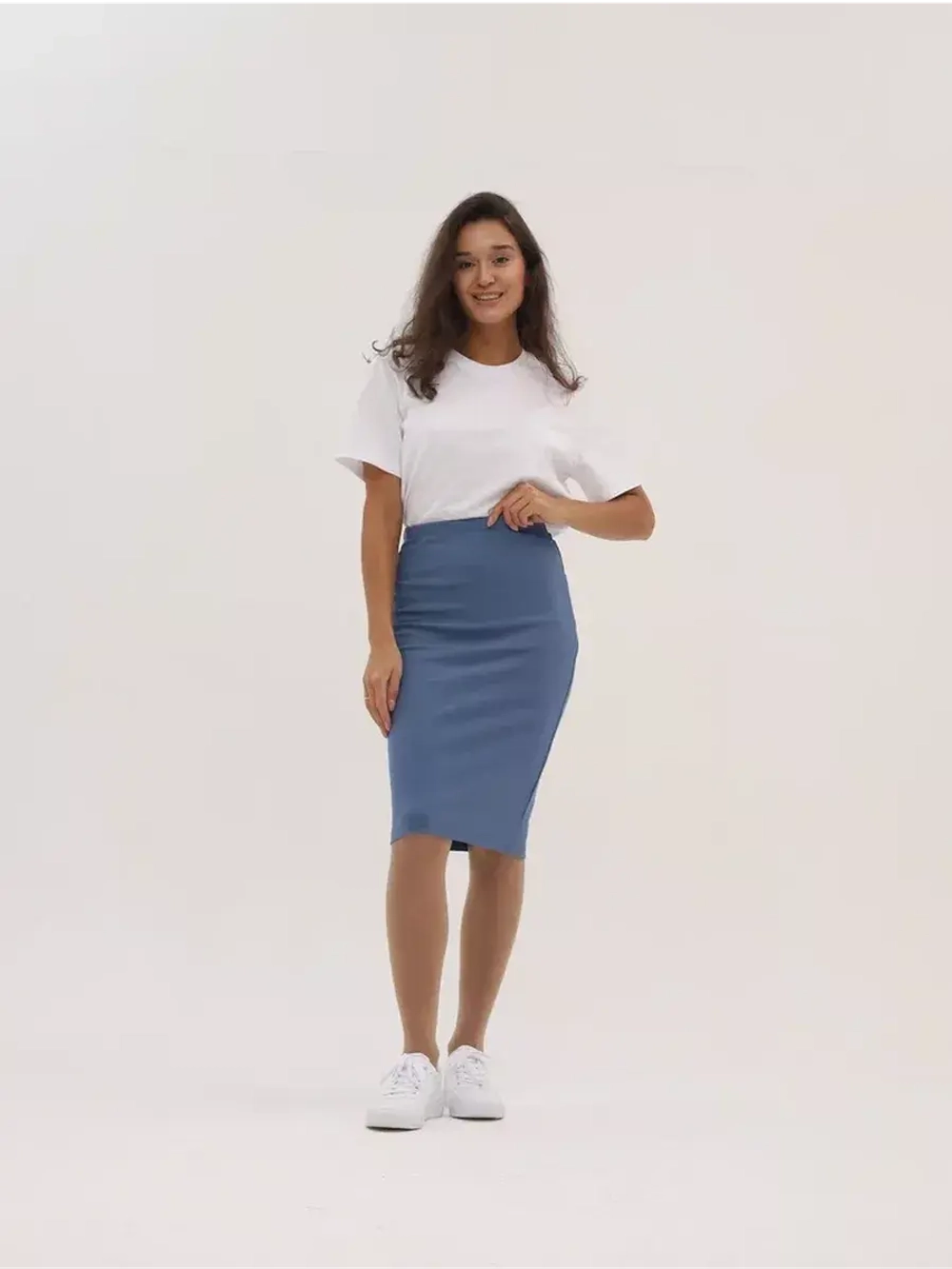 Юбка для беременных миди