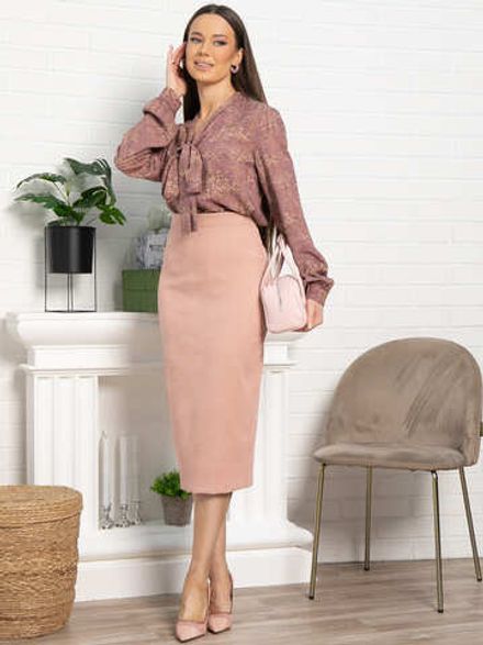 Юбка вельветовая Ялта (розовая) Ю15206-10М LT Collection