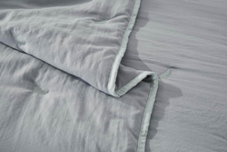 Покрывало 160х220 и наволочка 50х70 Sofi De MarkO Эрика серое