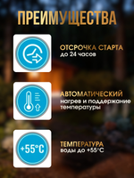 Мобильный душ для дачи и дома SOMMAR BM-6.0i с АКБ
