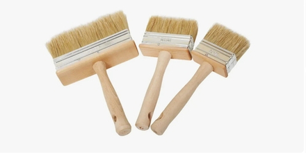 Макловица деревянная натуральная щетина 90*30