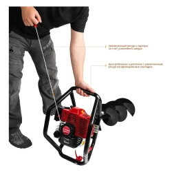 Бензиновый мотобур ЗУБР МБ2-250 Н