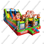 Коммерческий батут "Тигриная страна 2", 10*5*4 м