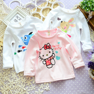 Кофточка детская с принтами с застежкой на плече