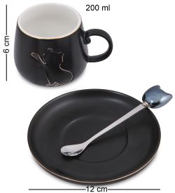 MUG-413/1 Чайная пара «Кошечка»