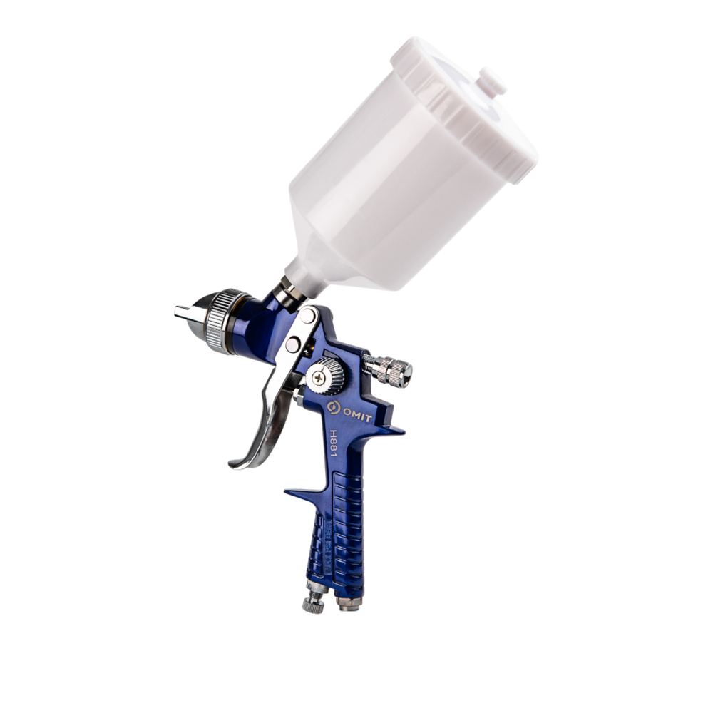 OMIT Краскопульт H-881 1,7мм верхний бачок 600мл