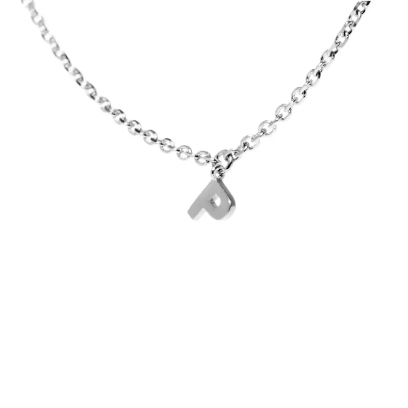 Вечный браслет Персонализация с Буквой – Белое золото