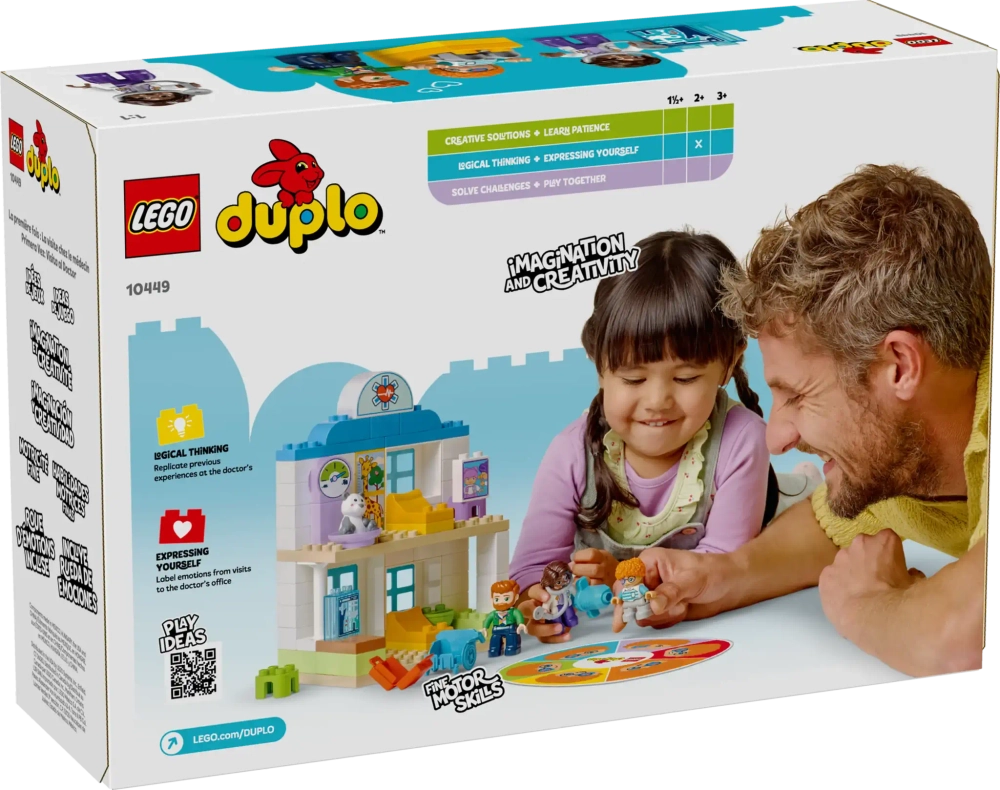 Конструктор LEGO Duplo 10449 Первый раз: Визит к врачу