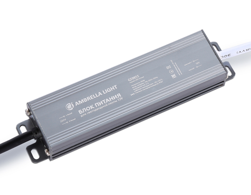 Блок питания для светодиодной ленты 12V 60W 5A IP67 110-220V 145*36*22 GS9855