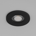 DK2036-BK Встраиваемый светильник влагозащ., IP 44, до 15 Вт, GU10, LED, черный, алюминий