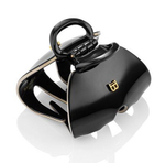 Balmain Hair Couture Заколка краб Императорская черно-белая Pince à Cheveux Imperiale Black/White