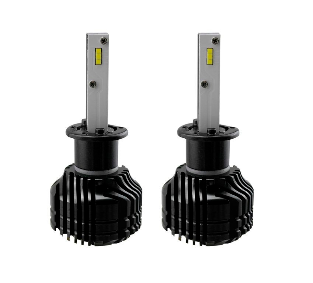 Светодиодные лампы H1 Smart F5 (ip68), 12v 25w 4000Lm 6000K, Seoul CSP Y19 (комплект, 2шт)