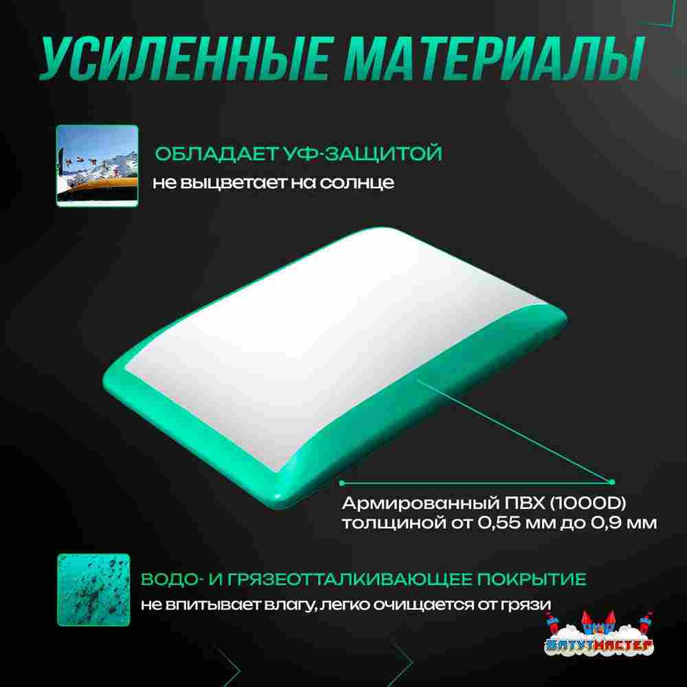 Надувная подушка «FreestyleBag» для фристайла и экстрим-прыжков, 12×8×3 м