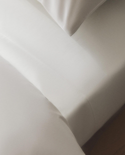 Простыня Zara Home перкаль, хлопок 100%, однотонный, 0020/089