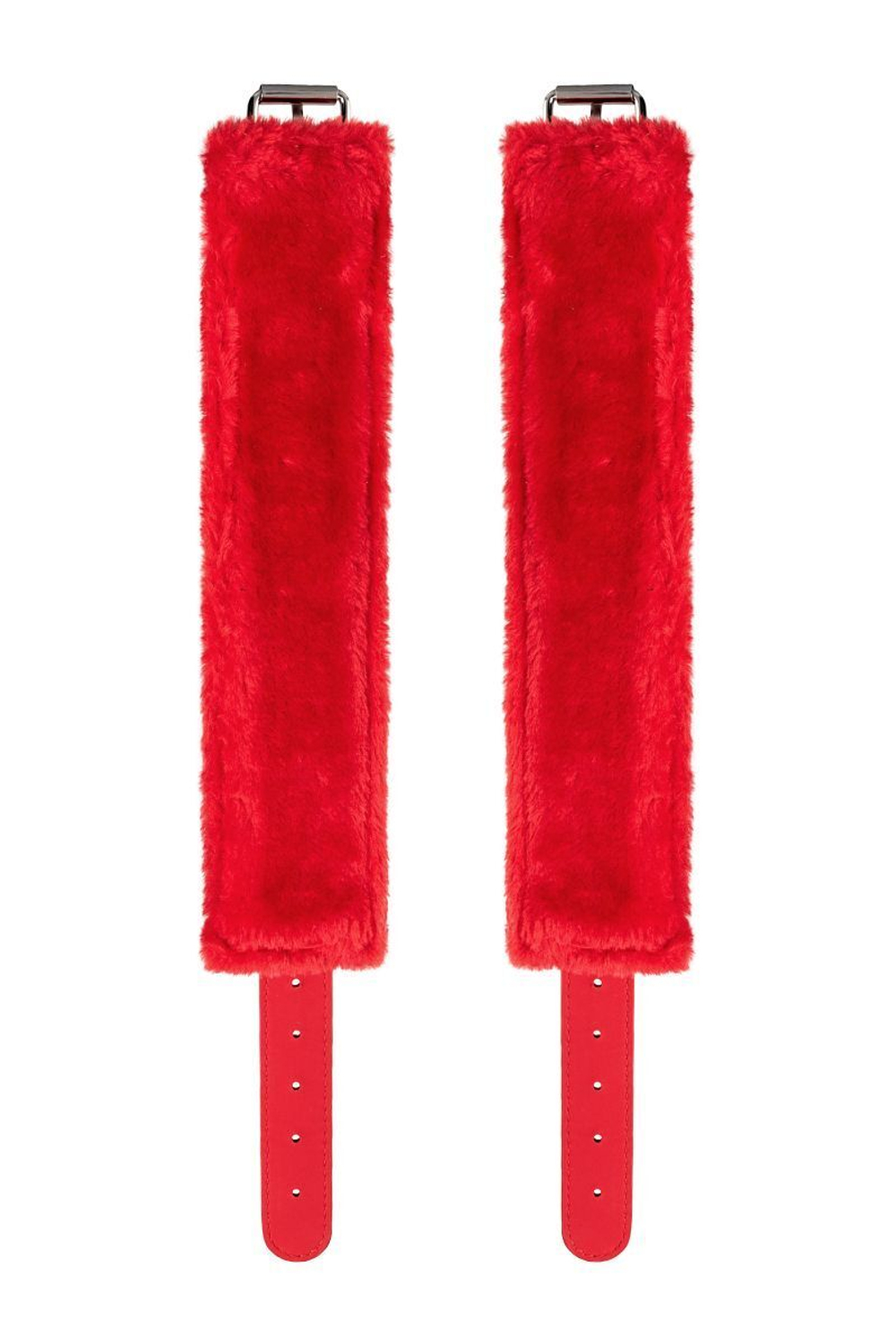 Красные оковы Anonymo из искусственной кожи (Цвет: красный)