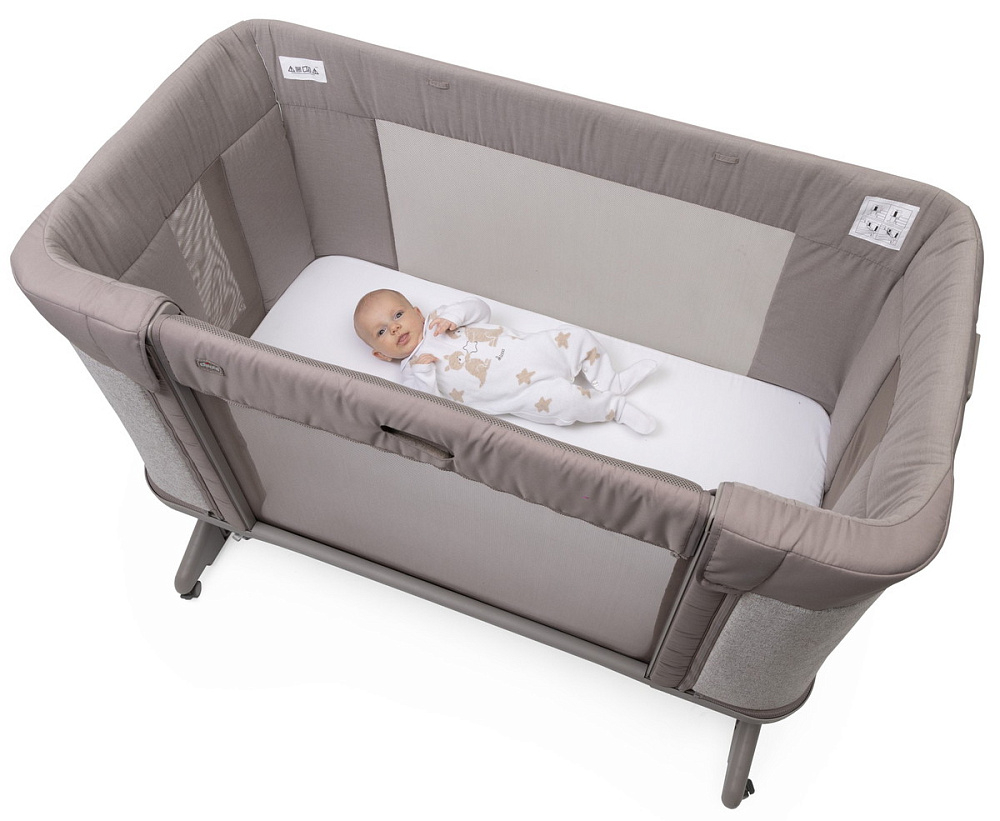 Детская кроватка Chicco Next2Me Forever Almond
