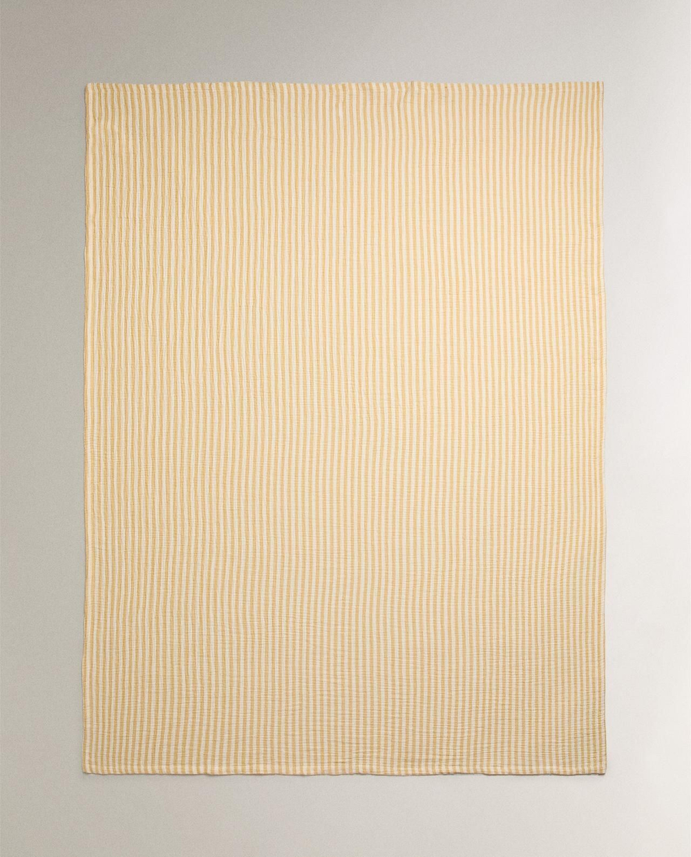 Zara Home - Полосатое хлопковое шифоновое одеяло, разноцветный, 140x190 см