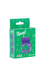 Эрекционные кольца Lola Games Axle-pin – набор 12 шт с вибрацией