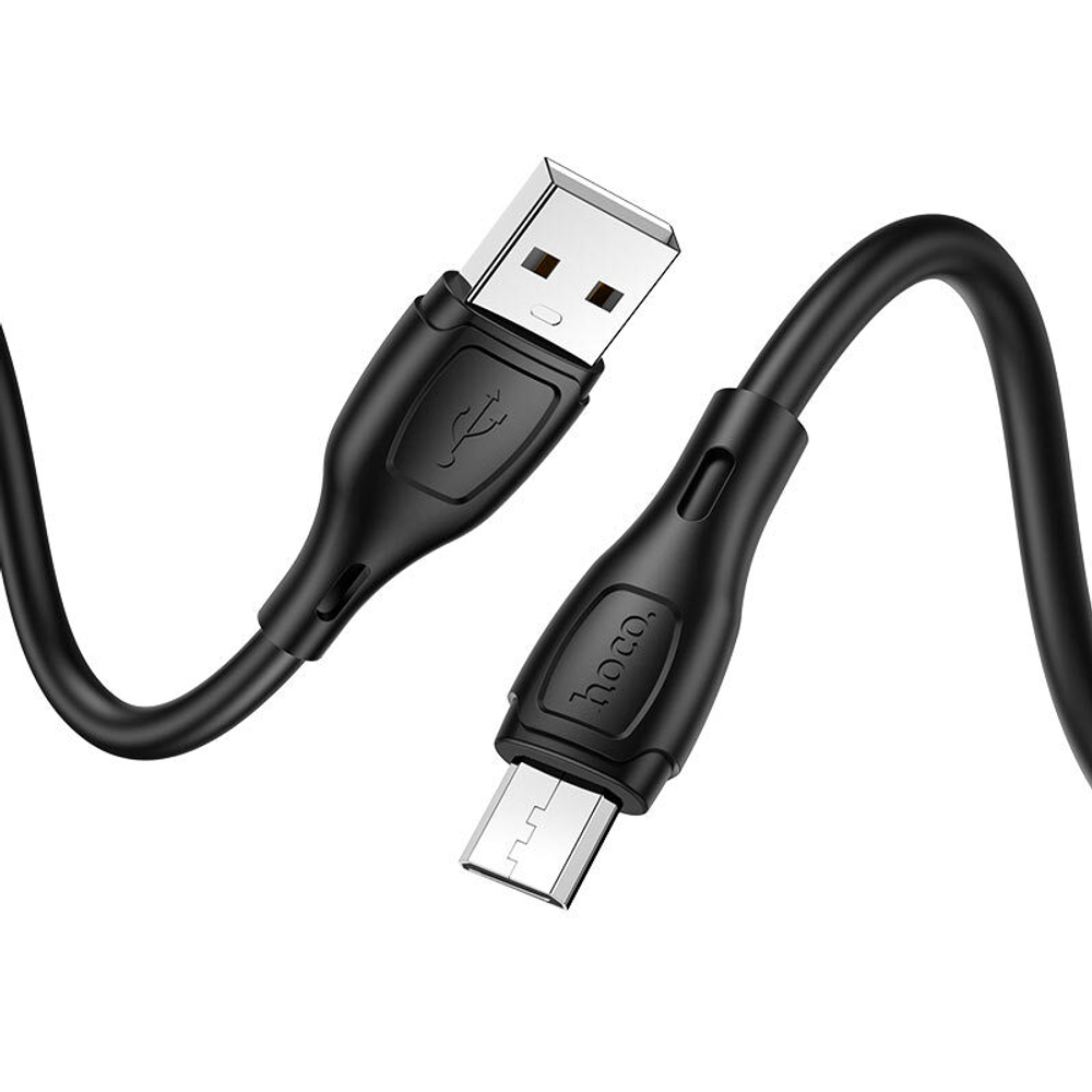 Кабель USB - Micro HOCO X61 (черный) 1м