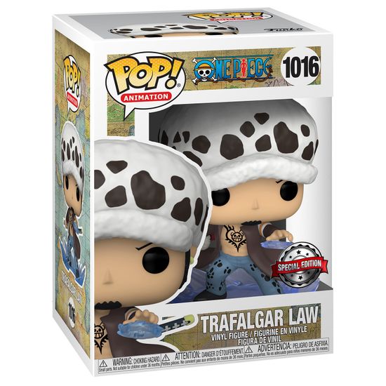 Фигурка Funko POP! Animation One Piece Trafalgar Law (Exc) (1016) 57268 / Фигурка Фанко ПОП! по мотивам аниме "Ван Пис", Трафальгар