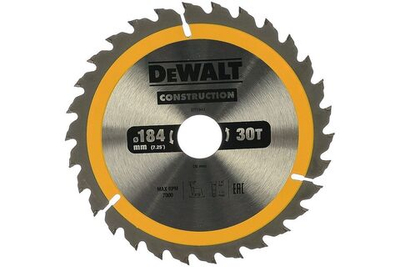 DeWalt, DT1942, Пильный диск CONSTRUCT 184/30 1.8 30 ATB +10°, шт