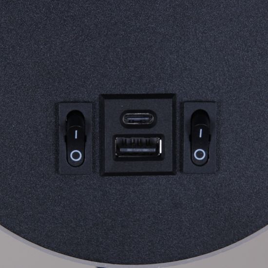 86203-9.2-001KT LED12W+USB BK светильник настенный