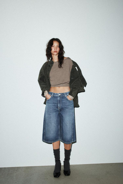 ZARA МЯГКИЙ СВИТЕР С ДЛИННЫМИ РУКАВАМИ, БЕЖЕВЫЙ МЕЛАНЖ