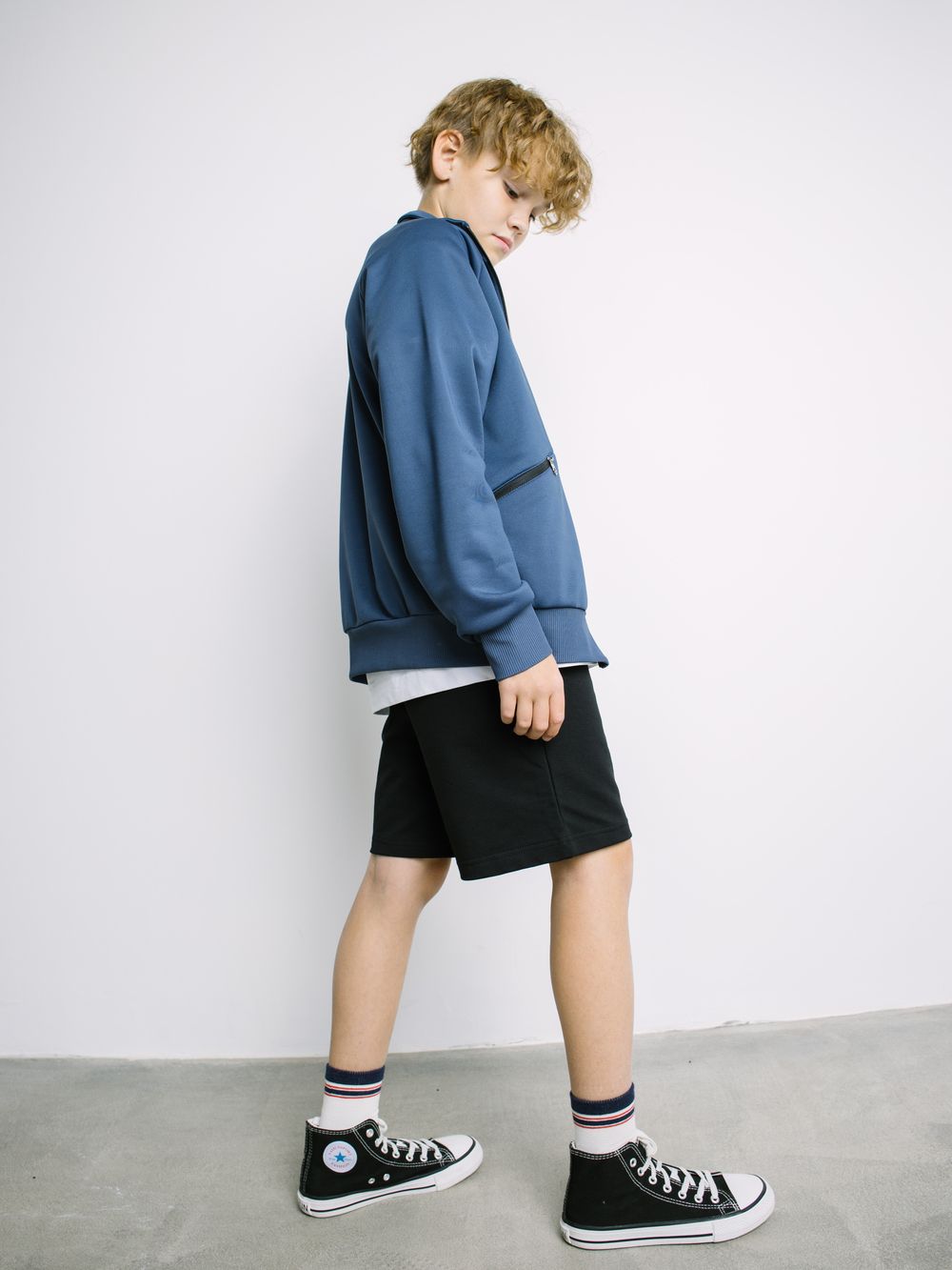 Шорты бермуды "Черные" 7+