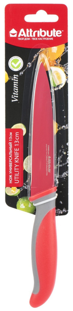 Нож универсальный Attribute Vitamin 13см нерж.сталь