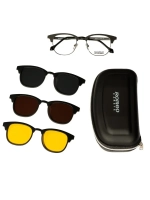 Оправа для очков с магнитными накладками 4в1