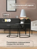 Комплект журнальных столов Акцент - керамогранит 201BMSWKER