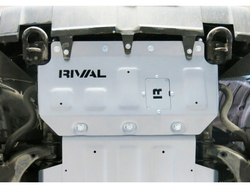 Защита радиатора алюминий 6 мм Toyota Tundra, V - 5.7 (2007+)