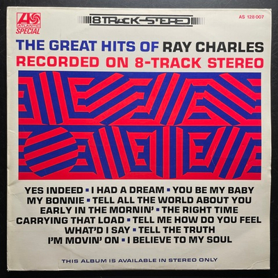 Ray Charles ‎– The Great Hits Of Ray Charles (Германия 1969г.)