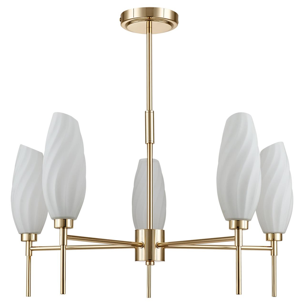 6518/5C MODERNI LN26 166 золотой Люстра потолочная G9 5*40W 220V SHIVON