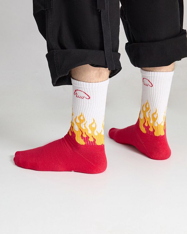 Носки Fire красные - фото 5