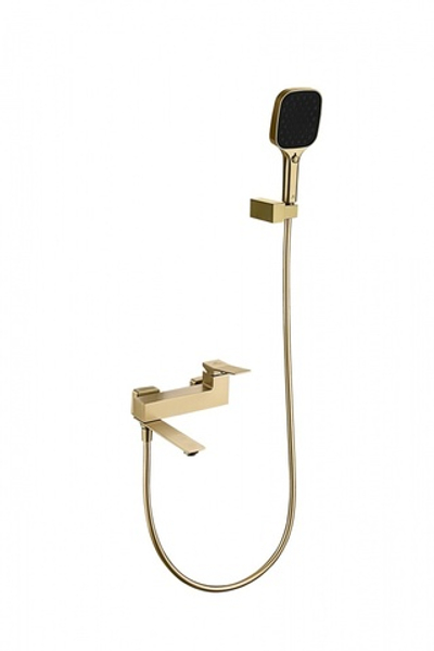 05132-S Смеситель од. для ванны кор. (Мат. Золото)  GANZER  (8/1шт)