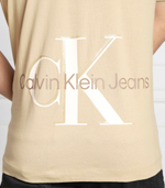 футболка archival monologo CALVIN KLEIN JEANS - светло-коричневый(J30J322507)