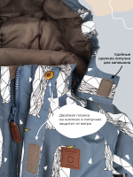 Комбинезон мембранный Mjölk Пингвины, утеплитель 200гр/м2