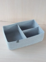 Органайзер для косметики плетеный