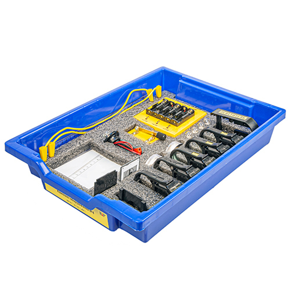 Комплект оборудования ОГЭ-лаборатория по физике: 7 лотков без стойки