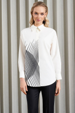 22902 Блузка женская (молочный)