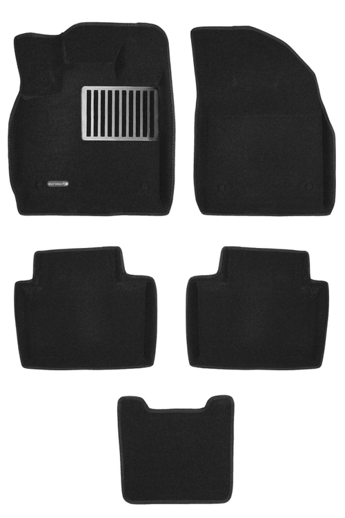 Коврики салона для  CHERYEXCEED TXL (2019-) Euromat 3D Lux черные. Арт. EM3D-001423