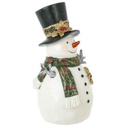 GAEM Фигурка декоративная "Снеговик", L17 W11 H25 см