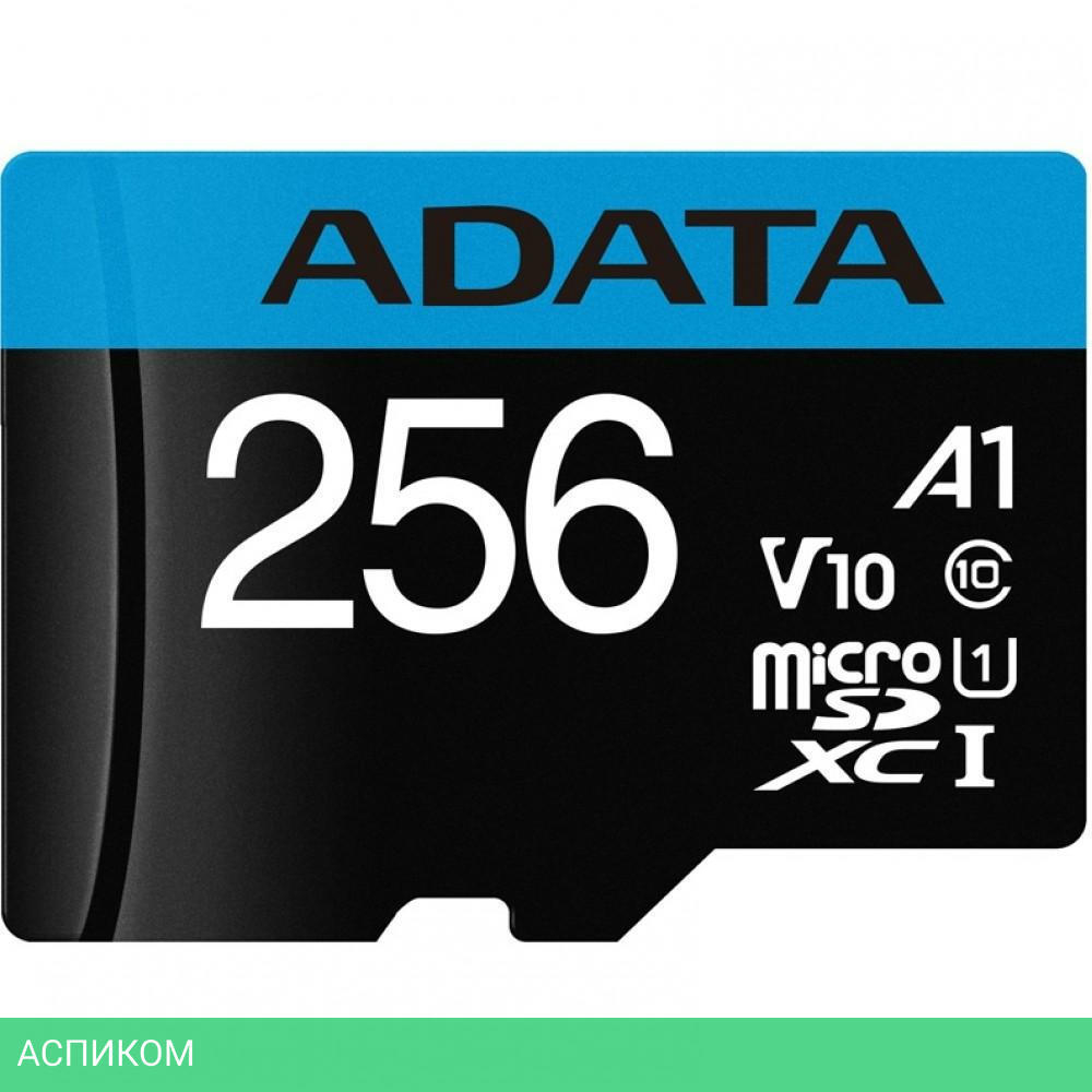 Карта памяти A-Data Premier 256GB (AUSDX256GUICL10A1-RA1)