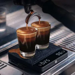 Весы кофейные портативные E-SMART SCALE (ESPRESSO) черные 0,3-2000гр батарея 1200 mAH ZeroHero
