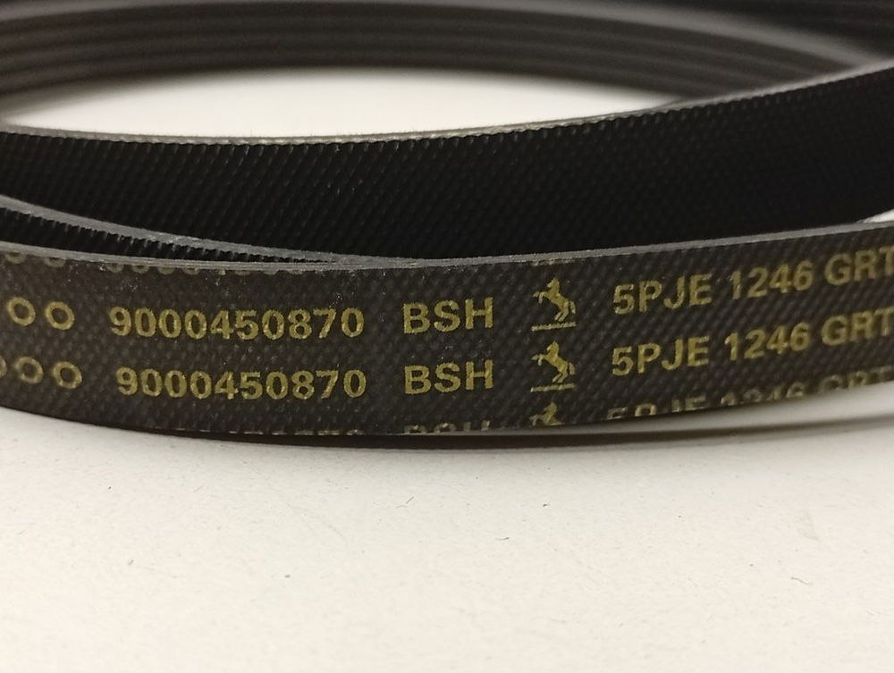WLK24263OE/02 кт75 Ремень приводной 5J 1246 для стиральной машины Bosch 9000450870 б/у