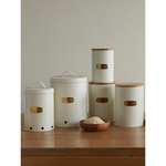 Банка для хранения соли irmel, 1,3 л, молочная