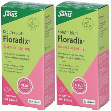 FLORADIX железо 2 упаковки по 84 шт
