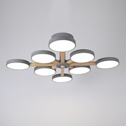 Потолочная Люстра Turna L8 Grey By Imperiumloft