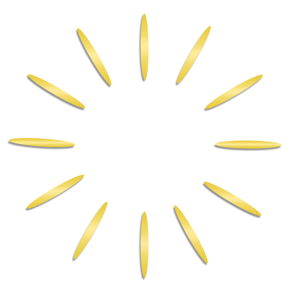 Комплект элементов для 3D часов/ Модель 10